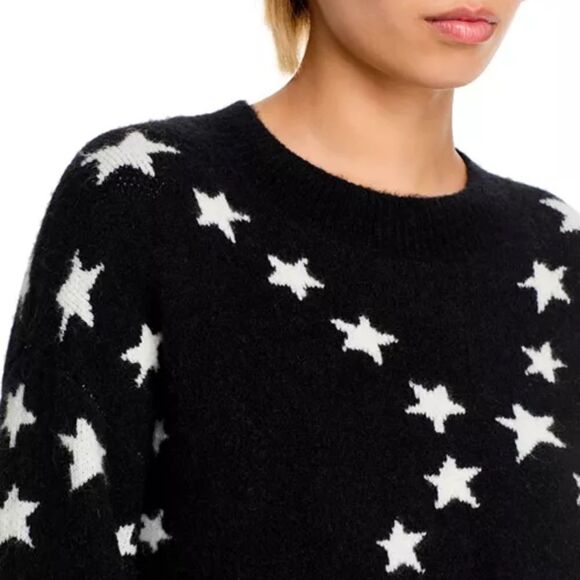 NWT Rails Kana Sweater Black Stars Cashmere/Wool Blend XXS - Picture 3 of 13